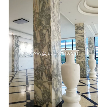 White Floor Marble Tile for Hall Design